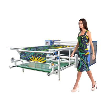 Wholesale Dye Sublimation Roller Heat Press Machine Fabric Rotary Textile Roll to Roll Heat Transfer Printing Machine