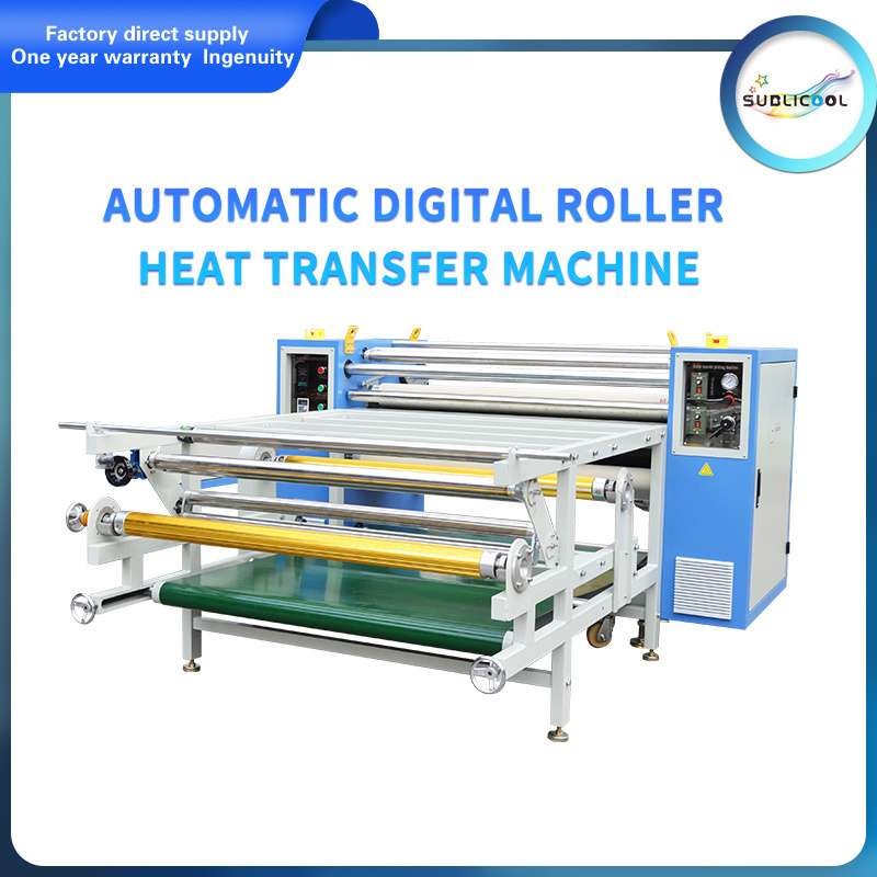 Wholesale Dye Sublimation Roller Heat Press Machine Fabric Rotary Textile Roll to Roll Heat Transfer Printing Machine