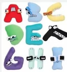 The new Alphabet Lore soft  plush alphabet lore toys   for children's enlightenment education