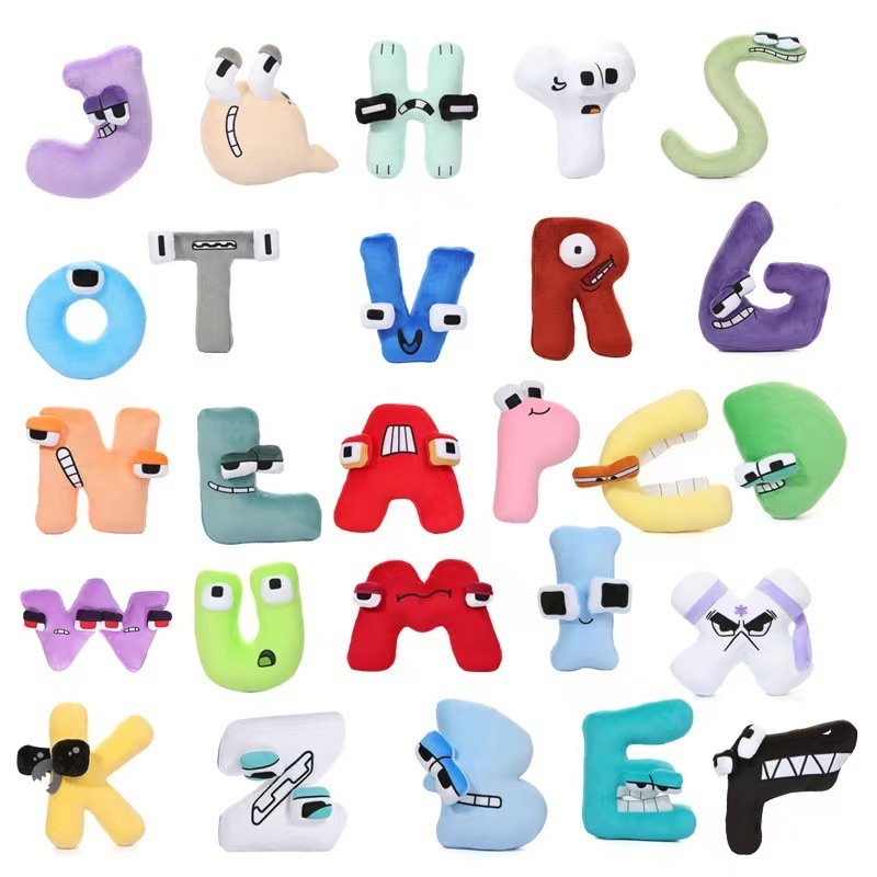 The new Alphabet Lore soft  plush alphabet lore toys   for children's enlightenment education