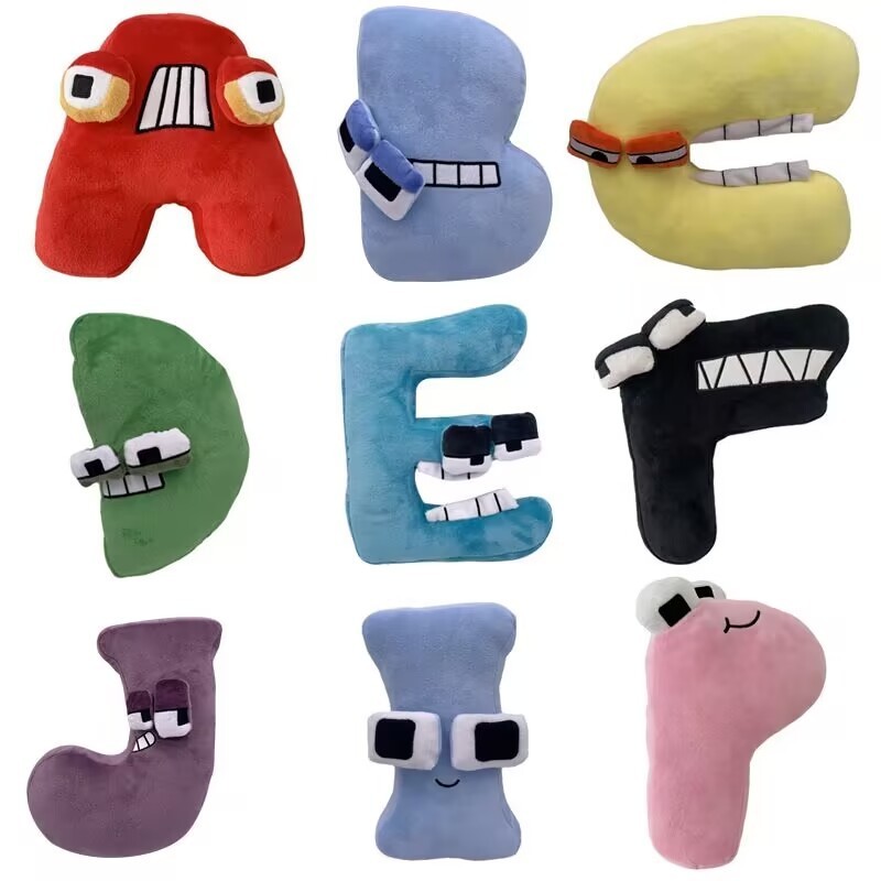 The new Alphabet Lore soft  plush alphabet lore toys   for children's enlightenment education