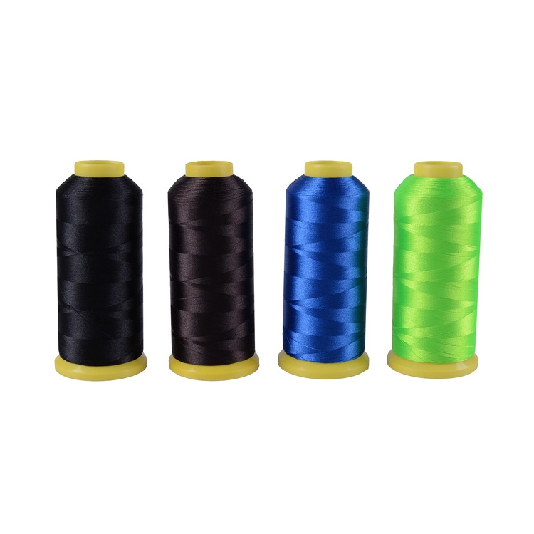 Multi color 120/2 polyester 150D/2 embroidery thread