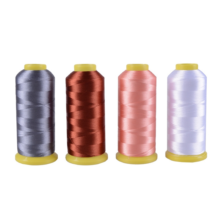 Multi color 120/2 polyester 150D/2 embroidery thread