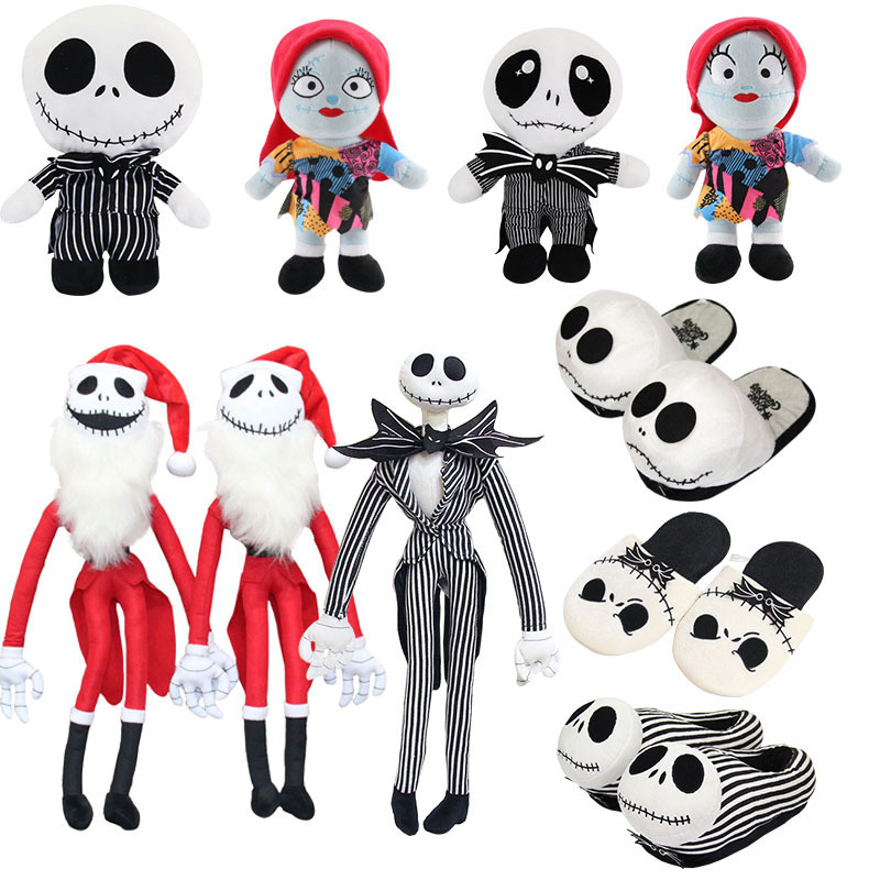 Cartoon Anime Figure Plush Toy Jack Demon Skull The Nightmare Before Christmas Plush Toys Halloween Decoration Stuffed Toy