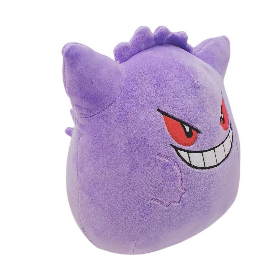 Custom  10inch 14 inch pokemoned plushies gengar pillow Plush Toy Sq Plushie pikachu