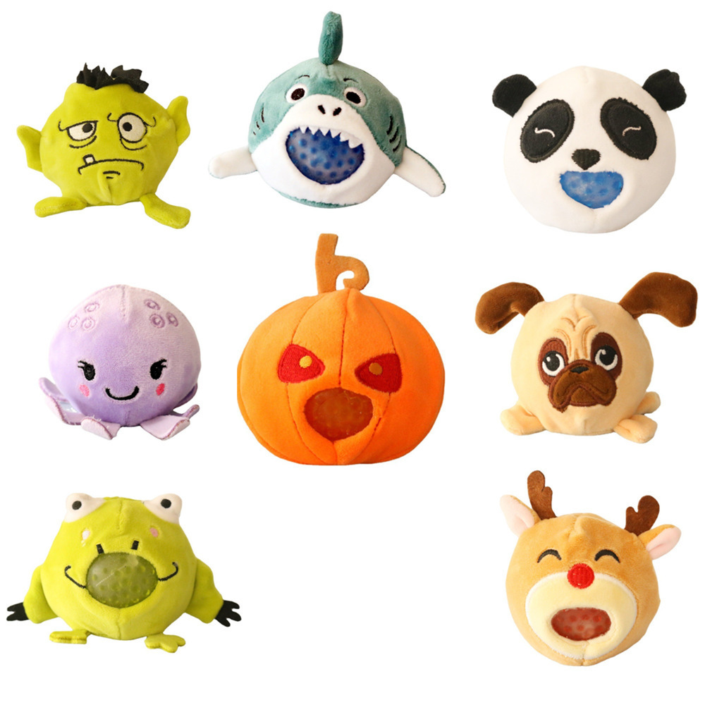 New Squishes Relief Stress Decompression Plush Doll Animal Water Bubble Drops Ball Rebound Pinch Squeeze TPR Toy Fidget Plush To