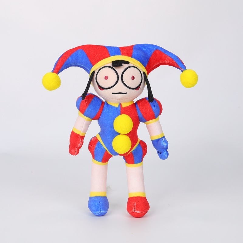 New style The Amazing Digital Circus Plush Toy Joker Pomni Jax Digital Circus Stuffed clown costume Doll For Kids