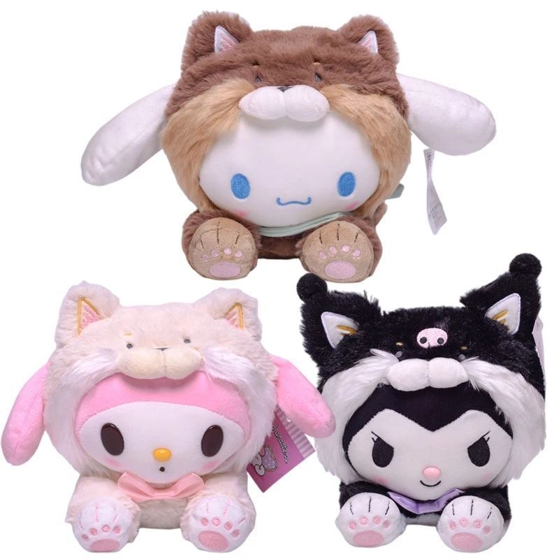 Kawaii 20cm sleeping Anime Stuffed LOvely Animal Toys Soft Plush Doll Home Decor Pillow Toys