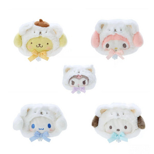 Sanrio Cosmetic Bag Make-up Bag 20*15cm Cartoon Doll Cute Plush Soft Bag Kuromi My Melody Hellokitty Plush For Claw Machine