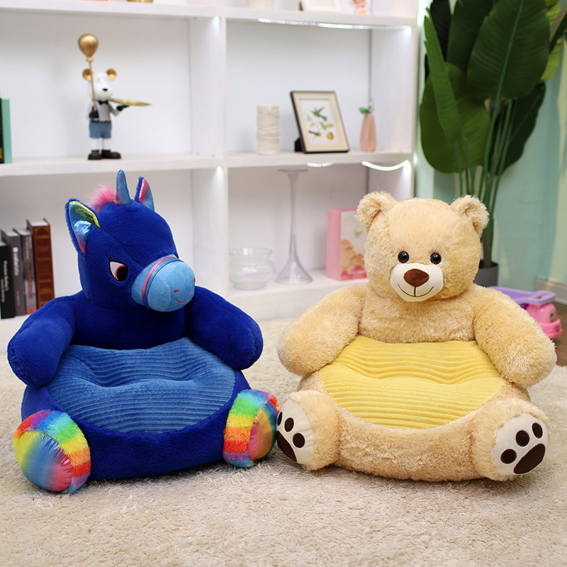 Hot sale baby plush bear rabbit sofa bed without filling Children Animal Chair Sofa Soft Plush Toy Gifts