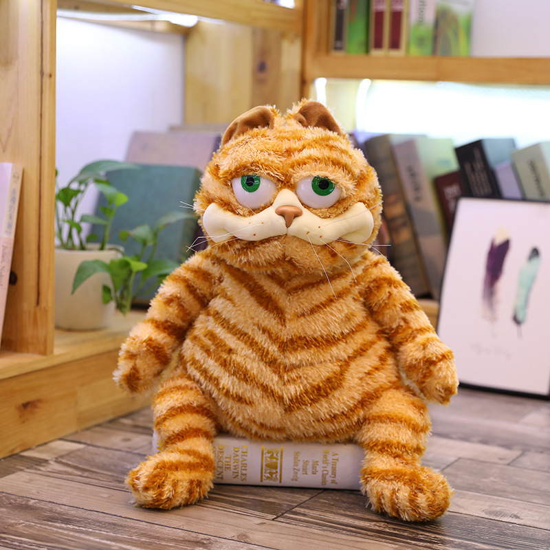 Wholesale Cute Garfield Gifts Toys Plush Pillows Yellow Cat Animal Cartoon Fat Cat Plush Dolls For Boys Girls