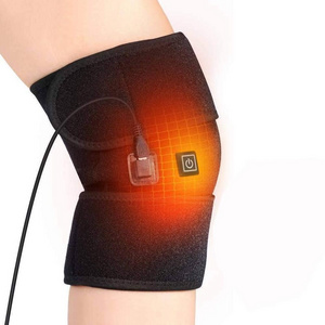 Heated Knee Wrap to Warm Joint Relief Pain of Knee Stiff Arthritis Infrared Heating Knee Brace