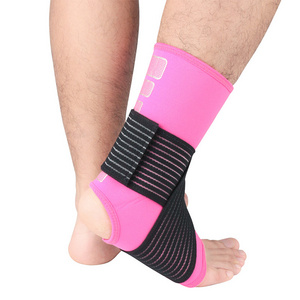 2022 New Gym Breathable And Comfortable Neoprene Elastic Sports Ankle Support