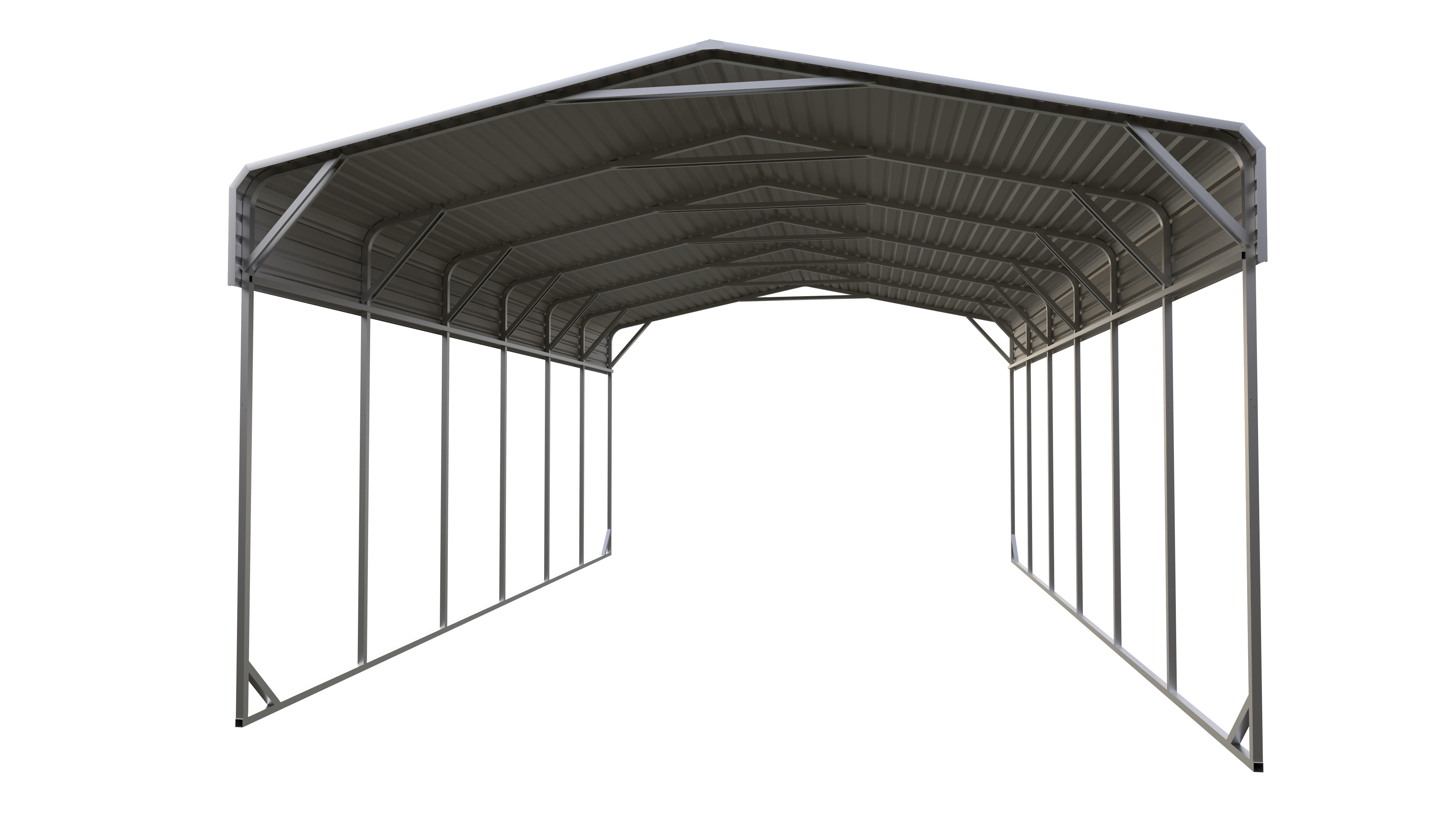 SGC2030 20x30ft double car metal carport steel carport metal frame carport