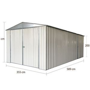 G1119-H200-2HP-H Gable roof portable car garage easily assembled  garage metal buildings metal garage building kit