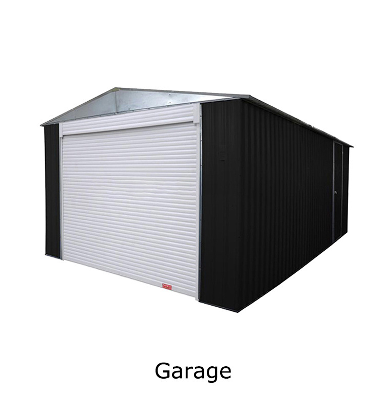 SG1419-H252-HR/H  Hot Sale Quality Assurance Metal Garage Building Kit Easily Assembled Single Car Garage Prefab warehouse