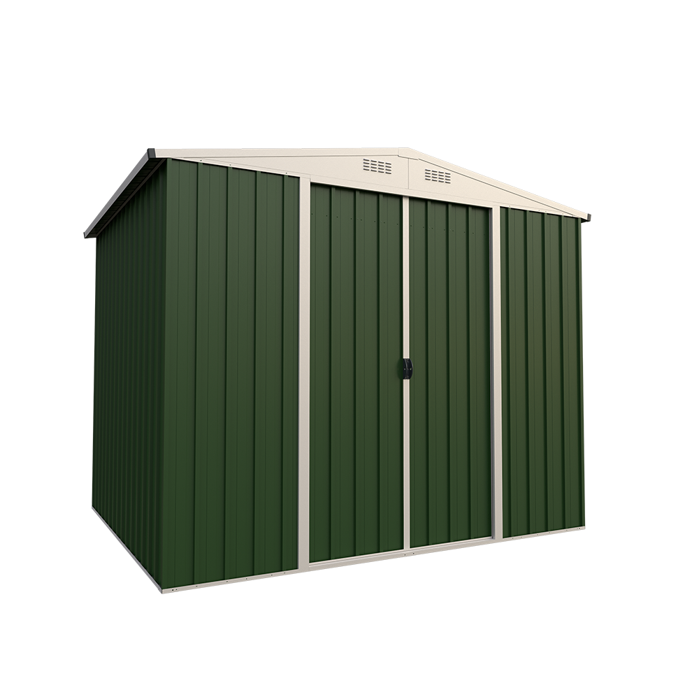 EG0710-H160-H prefabricated warehouse rot-proof metal shed shelter storage shelter