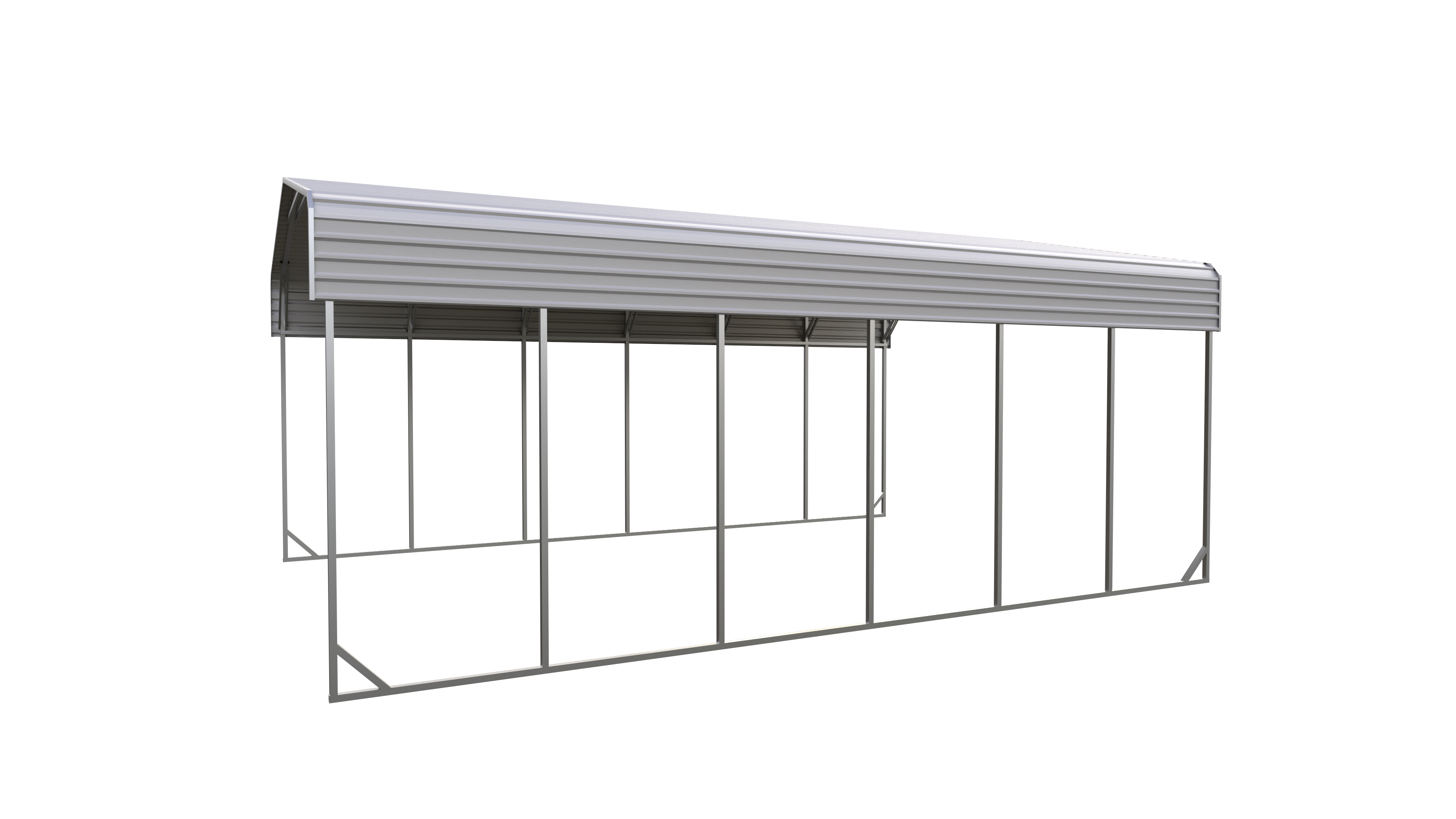 SGC2030 20x30ft double car metal carport steel carport metal frame carport