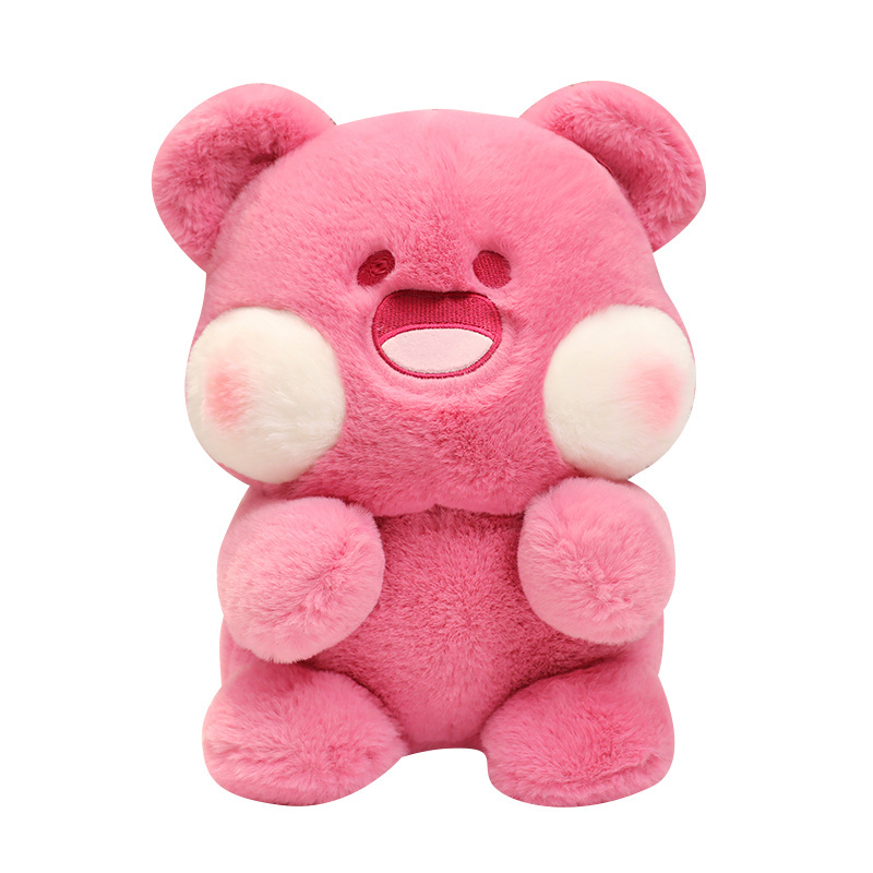 New Design Hot Sale Pink Doodle Bear Small Bear Handbag Kawai Cute Stuffed toy Girl and Children Gift