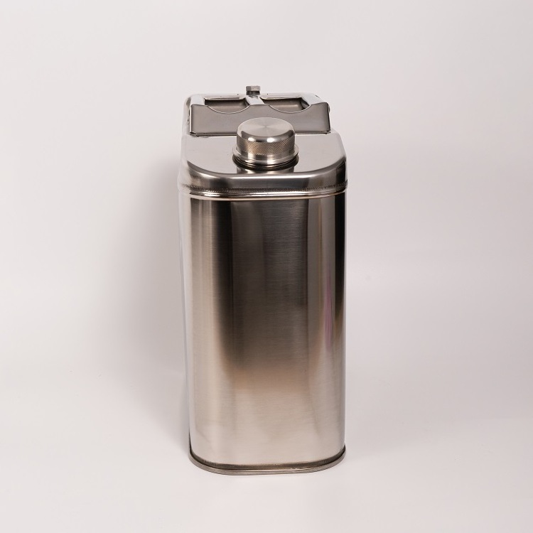 Hot sale 5/10/15/20/25/30/35/40/50/60L stainless steel Jerry Can 5 gallon 20liter oil fuel petrol Jerry Can