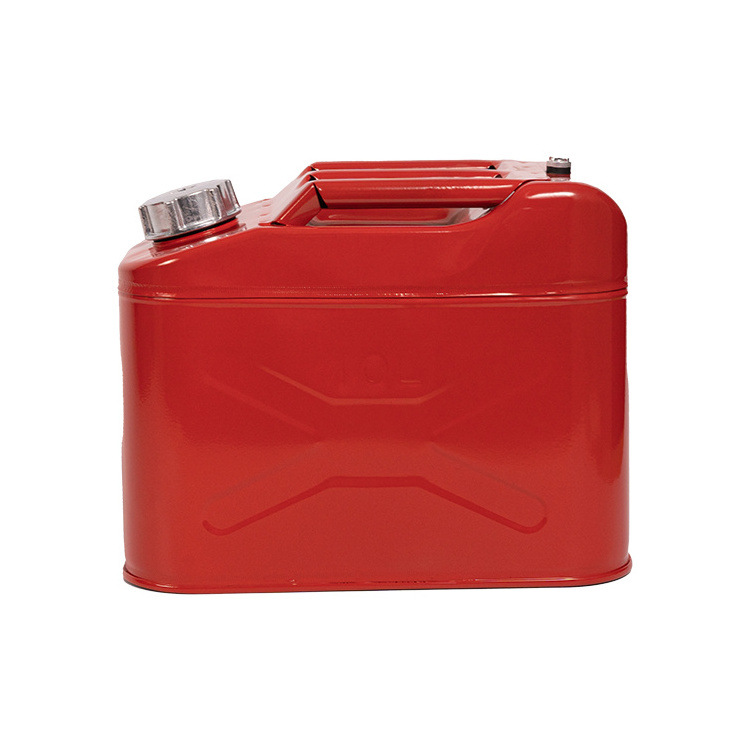 Factory sale high quality steel gasoline fuel tank petrol Jerrycan 20 liter 5 gallon gal oil Jerry Can