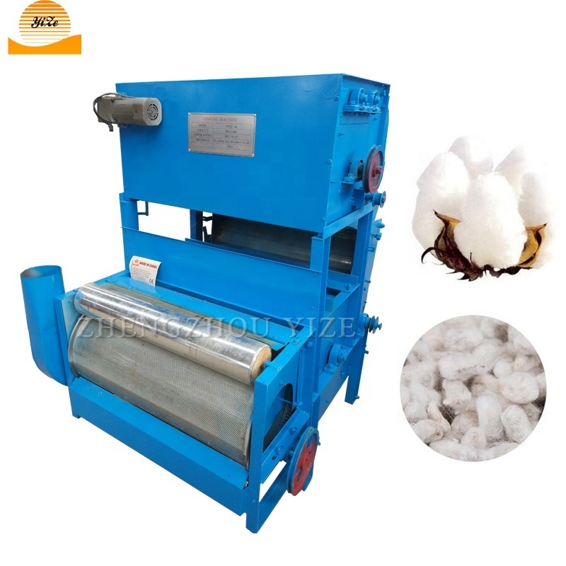 sawtooth small cotton ginning machinery cotton seed remover cotton pressing machine