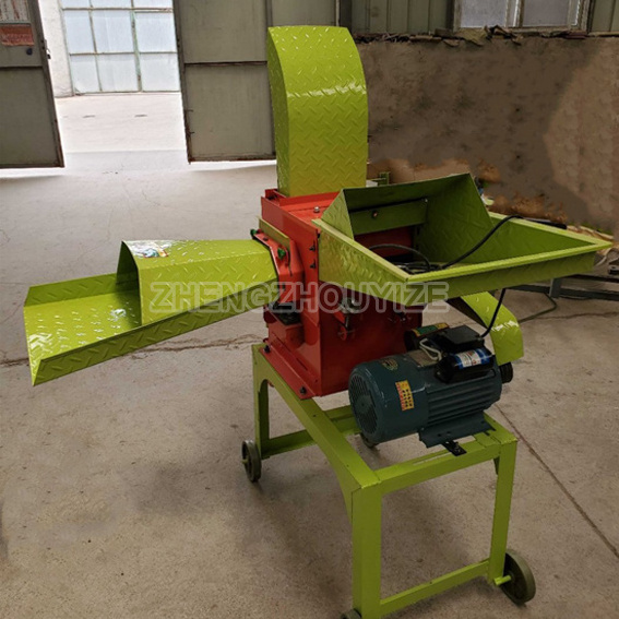 Animal  Grass Straw Feed Crusher Multifunction Chaff Cutter Machine With Diesel Engine Chopper Progressing Milling Machinery