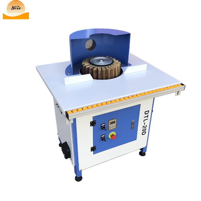 Floor Cabinet Door Single Drum Plywood Curved Polisher Wood Board Side Edge Router Sander Brush Sanding Polishing Machine