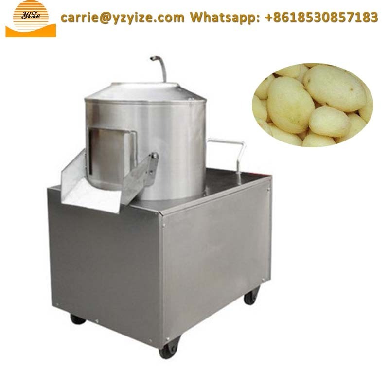 Automatic Sweet Potato Peeling Machine Peeler Industrial Potato Peeler and Chipping Machine For Restaurant Slicer