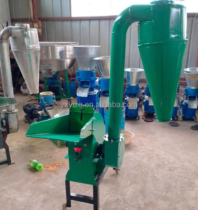 Small Farm Machines Crusher Machine for Grains Coconut Corn Soya Flour Mill Progressing Equipment for Making Animal Feed Price