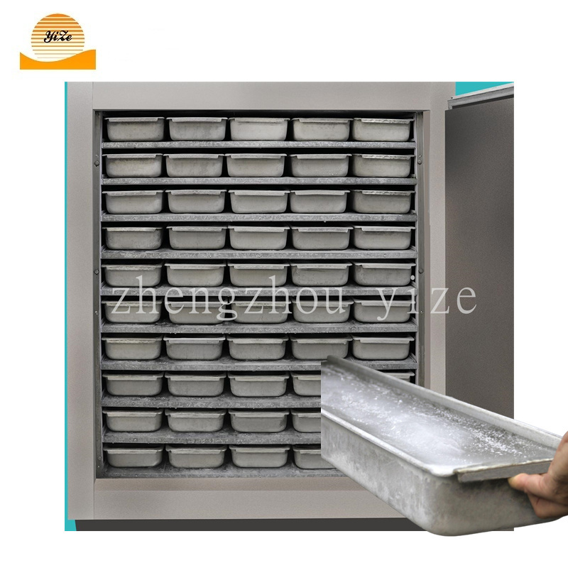 Vertical Direct Cooling Ice Making Machine 50 Mould Industrial Drawer Type Ice Maker Ice Block Cube Making Machine