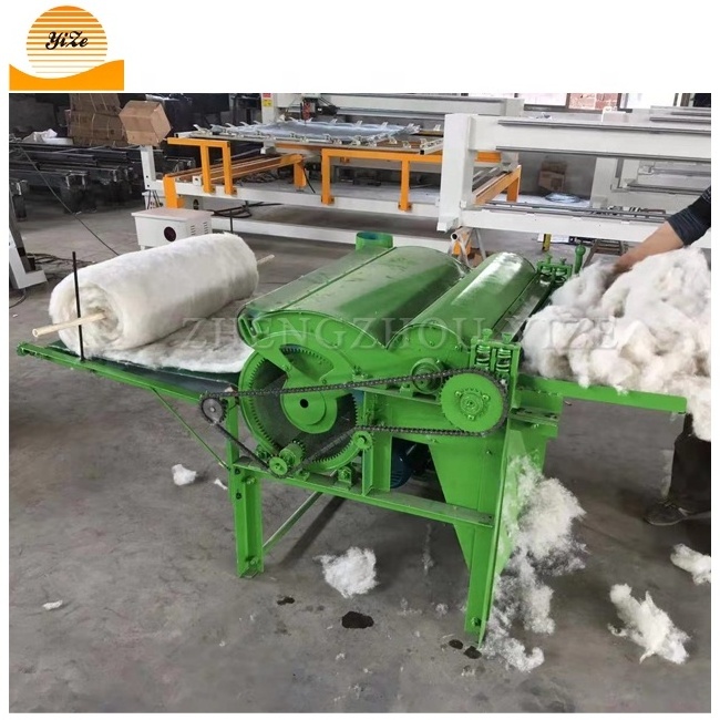 Polyester fiber cotton opening machine textile fabric waste recycling opener machine