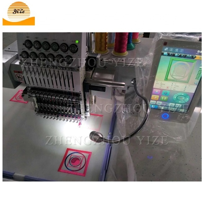 computer single head embroidery sewing machine hat embroidery making machine price