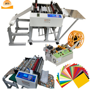 Automatic Printing Plotter Sticker Label Roller Cutter Cross Slitter Cutter PVC Flim Paper Roll To Sheet Cutting Machine