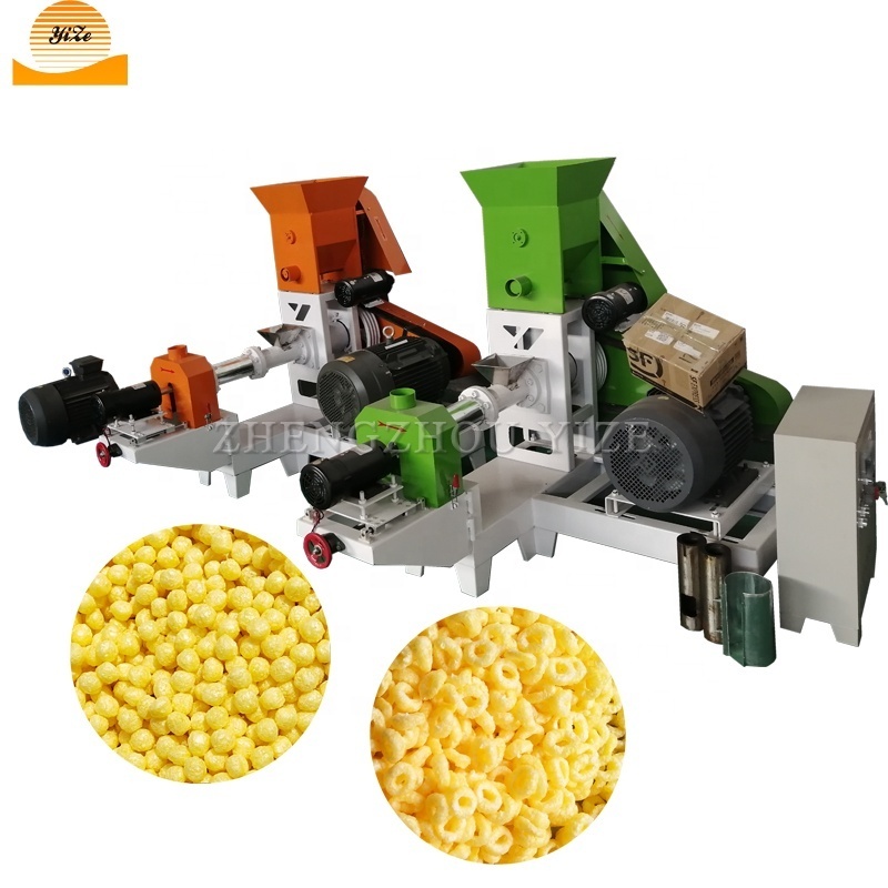 snack food extruder puffing machine rice corn puff making machines for sale