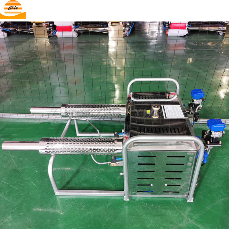 Portable Vehicle Mounted Double Barrel Thermal Fumigation Fogger Mist Fogging Machine Sprayer For Pest Control Mist Machine