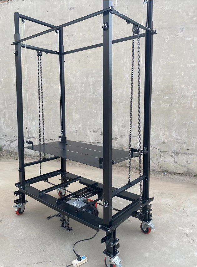 electric lifting scaffolding load bearing 500 kg foldable electric scaffolding lift electric scaffold elevator automatic