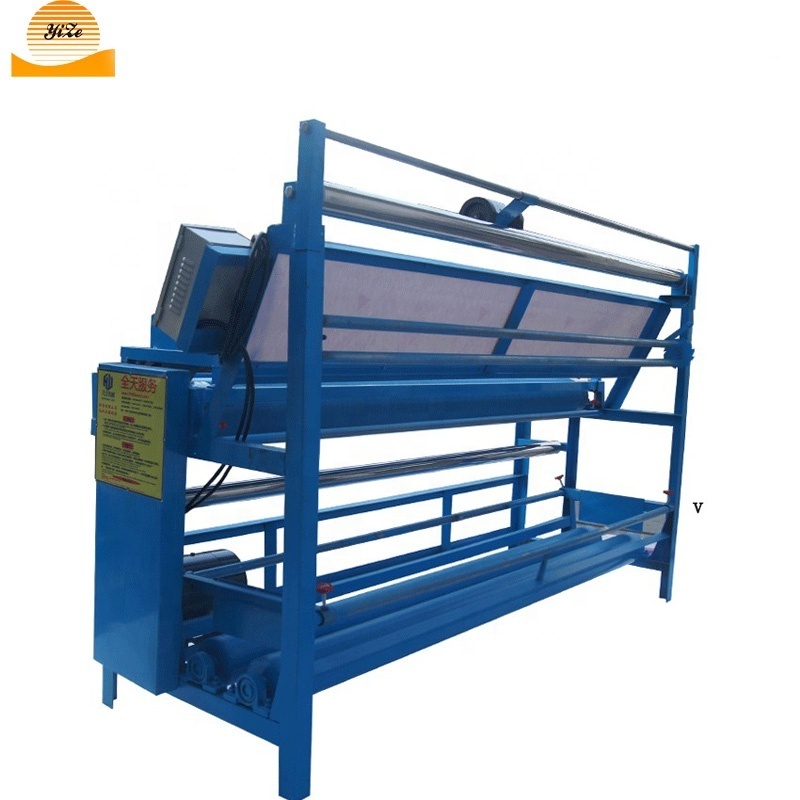 Cloth rolling machine fabric rewinder inspection textile rewinding machine