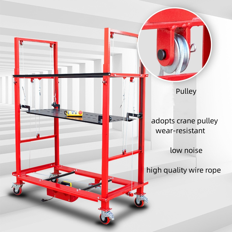 electric lifting scaffolding load bearing 500 kg foldable electric scaffolding lift electric scaffold elevator automatic