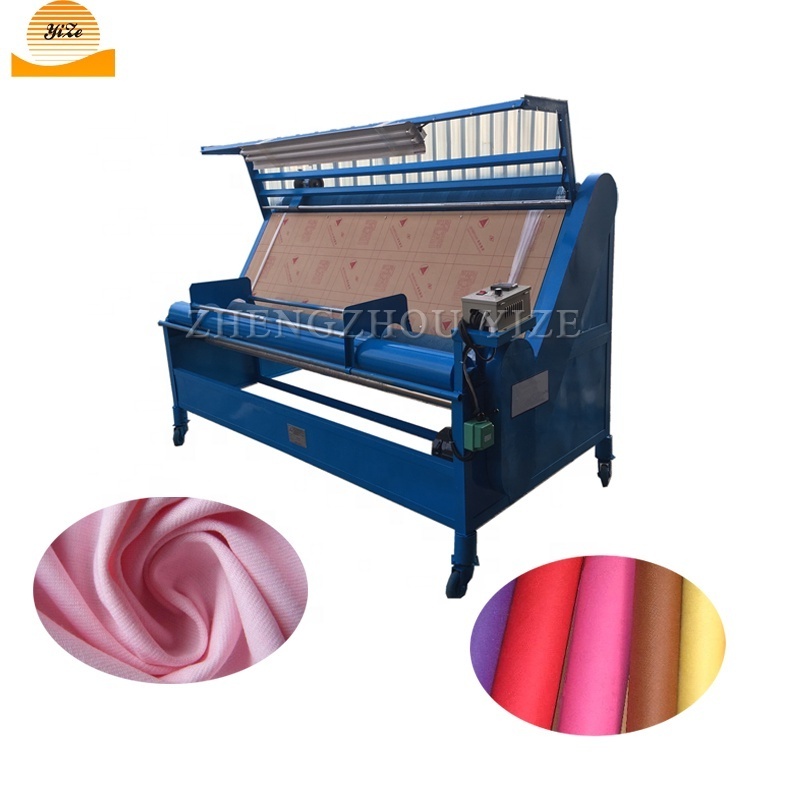 Cloth rolling machine fabric rewinder inspection textile rewinding machine