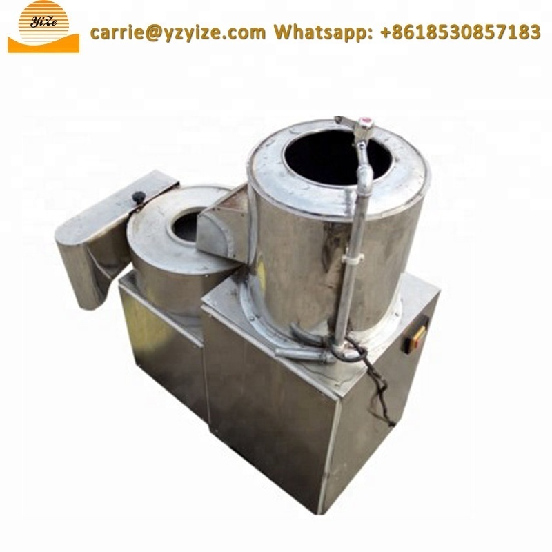 Stainless Steel Potato Washing And Peeling Machine Potato Peeler And Slicer Machine