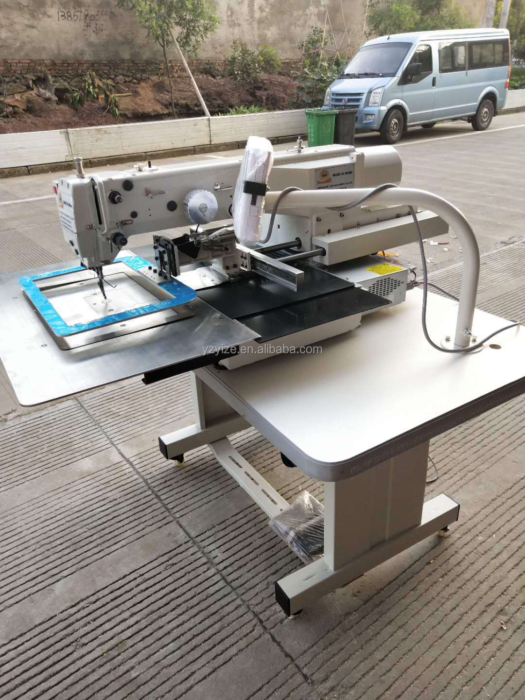 industrial electronic programmable computer pattern sewing machine for shoe bags clothes pattern making machine