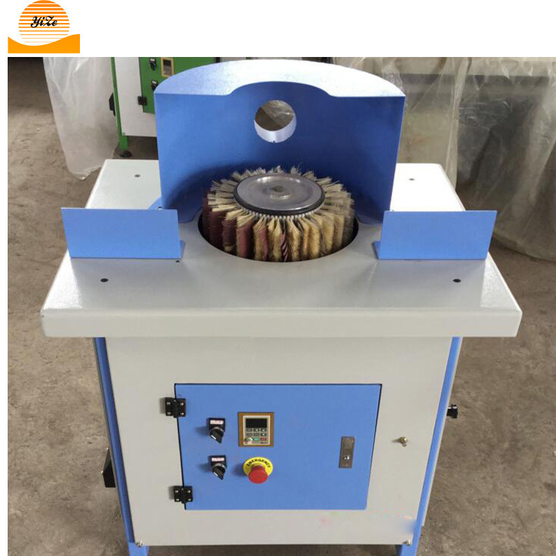 Floor Cabinet Door Single Drum Plywood Curved Polisher Wood Board Side Edge Router Sander Brush Sanding Polishing Machine