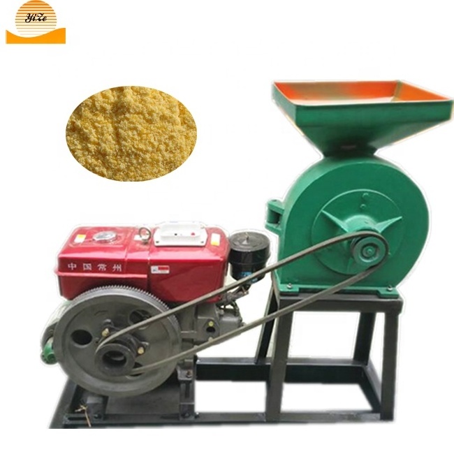 Multi - function self-suction corn crusher machine automatic small electric corn feed mill grinder for sale