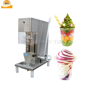 frozen yogurt milkshake flavorama ice cream smoothies blender mixer swirl fruits ice cream blending mixing beater machine