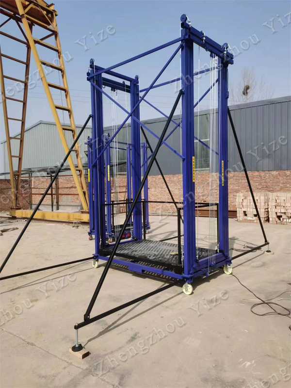 Removable Steel Tube Bracket Electric Lifting Scaffold System Steel Tube Bracket Platform Scaffolding for Construction