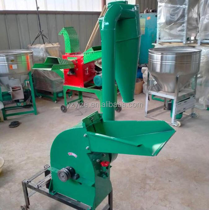 Small Farm Machines Crusher Machine for Grains Coconut Corn Soya Flour Mill Progressing Equipment for Making Animal Feed Price