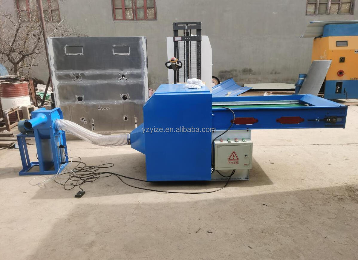 Textile Machinery Commercial Polyester Fiber Opening Pillow Filling Cushion Stuffing Machine of Waste Cloth Opener Small Machine