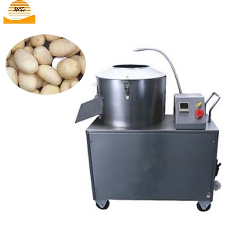 Automatic Sweet Potato Peeling Machine Peeler Industrial Potato Peeler and Chipping Machine For Restaurant Slicer