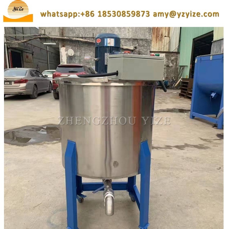 stainless steel 100l mixing tank with agitator yogurt mixer fruit juice mixing machine